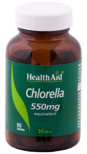 Chlorella 550 mg Derivado de Hierbas Silvestres 60 Comprimidos