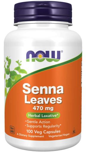 Senna Leaves 470 mg 100 Cápsulas